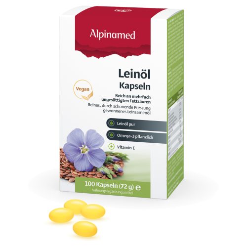 ALPINAMED, ALPINAMED Lein&ouml;l Kaps 100 Stk