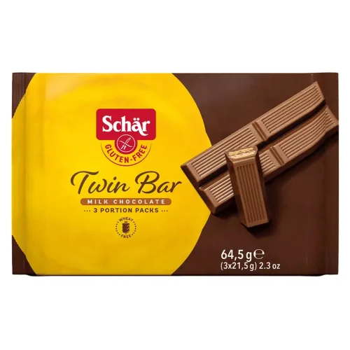 Schär, Schär Twin Bar Snack mit Schoko, glutenfrei (3x21.5g)