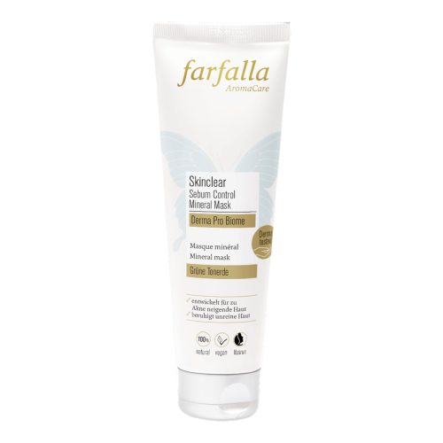 farfalla, farfalla - SkinclearSebumControlMineralMask,DermaProBiome, 50 ml