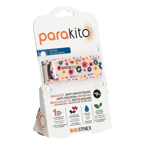parakito, parakito Mückenarmband Erwachsene Fun Blumen (1 Stk)