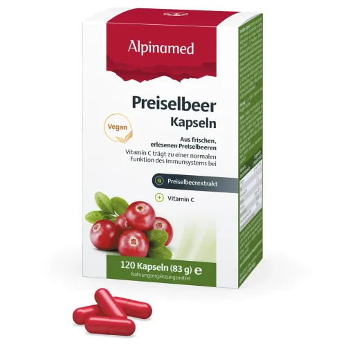 ALPINAMED, Alpinamed Preiselbeer Kapseln (120 Stk)