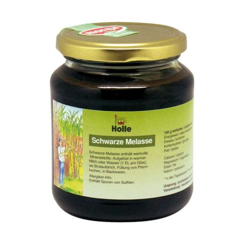 Holle, HOLLE Schwarze Melasse fl&uuml;ssig Glas 450 g