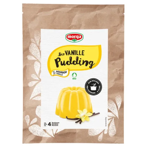 morga, morga Bio Pudding Vanille Curcuma (60g)
