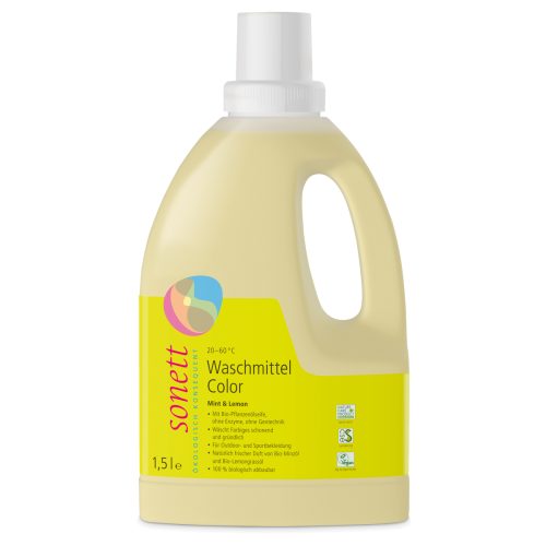 Sonett, Sonett Waschmittel Color Mint & Lemon (1.5l)
