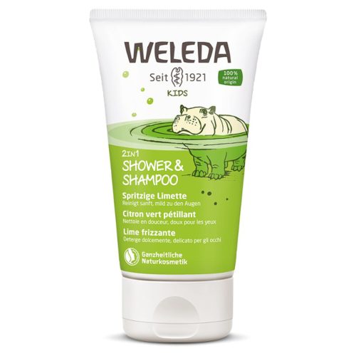 Weleda, WELEDA KIDS 2in1 Shower&Shampoo Sprit Limet 150 ml