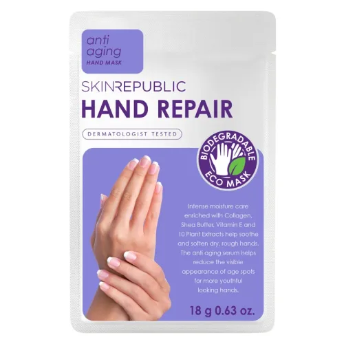 Skinrepublic, SKINREPUBLIC Hand Repair Handschuh Maske