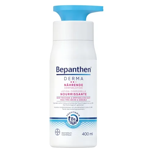 Bepanthen, Bepanthen - DERMA Nährende Körperlotion, 400 ml