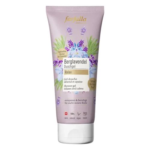farfalla, farfalla - Berglavendel Relax Duschgel, 200 ml