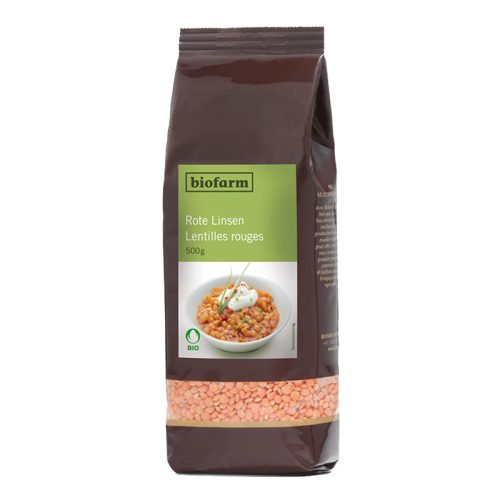 biofarm, biofarm Rote Linsen Knospe (500g)