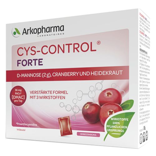 Arkopharma, CYS-CONTROL Forte D-Mannose Cranberry & Heidekraut (14 Stk)