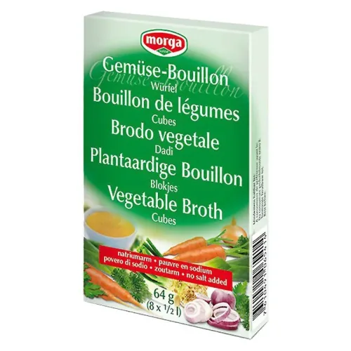morga, morga Gemüse-Bouillon Würfel Nat-arm (8 Stk)