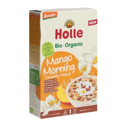 Holle, Holle Morning Crunchy Müesli Mango Bio 200 g