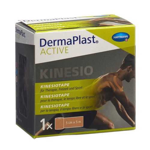 DERMAPLAST, DermaPlast Active Kinesiotape 5cmx5m, hautfarben (1 Stk)