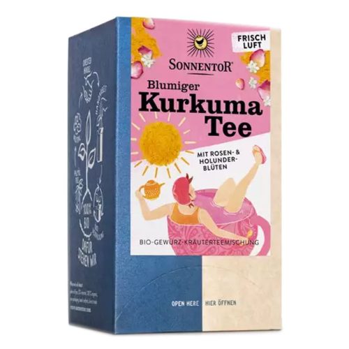 SONNENTOR, Sonnentor blumiger Kurkuma Tee BIO (18 Stk)
