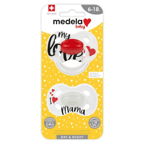 medela, Medela Baby Schnuller Day & Night Signature 6-18 Monate (2 Stk)