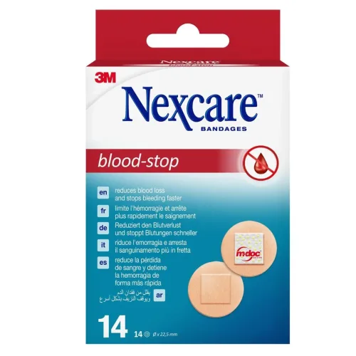3M Nexcare, 3M Nexcare blood-stop Pflaster rund (14 Stk)