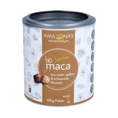 amazonas, AMAZONAS maca Bio Pulver 100% pur (100g)