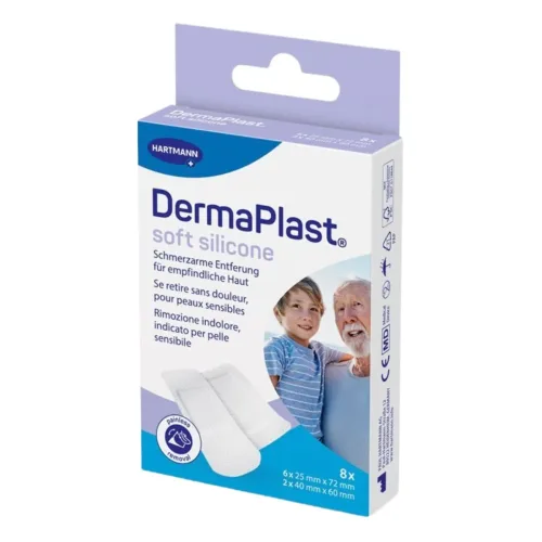 DERMAPLAST, DermaPlast Soft Silicone Strips (8 Stk)
