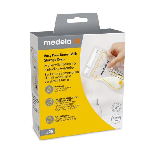 medela, Muttermilchbeutel Easy Pour, 25 Stück