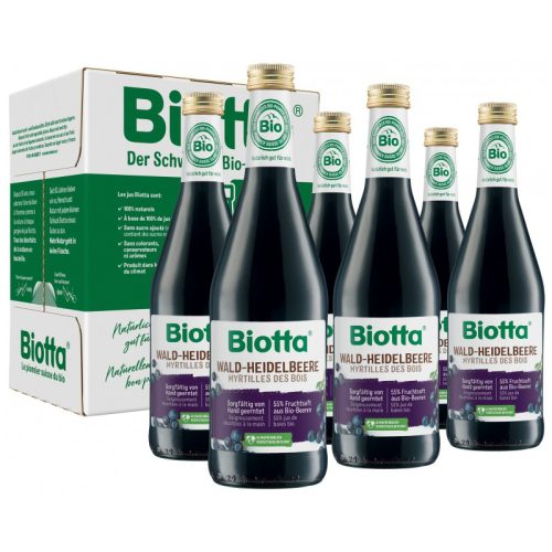 Biotta, Biotta Bio Waldheidelbeere (6x5dl)
