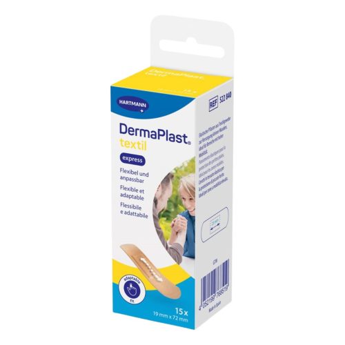 undefined, Dermaplast Textil Express Strips 19 x 72 mm 15 Stück