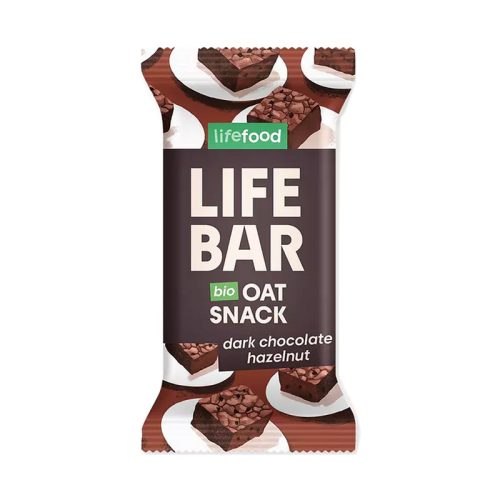 Lifefood, Lifefood Bio Lifebar Riegel Oat Snack Dark Chocolate Hazelnut (40g)
