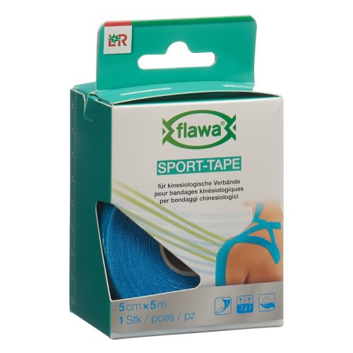 flawa, flawa SPORT-TAPE 5cmx5m blau (1 Stk)