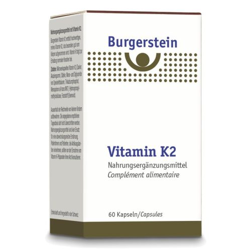 Burgerstein, BURGERSTEIN Vitamin K2 Kaps 180 mcg Ds 60 Stk