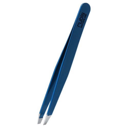 RUBIS, Rubis Pinzette gerade, blau, Inox