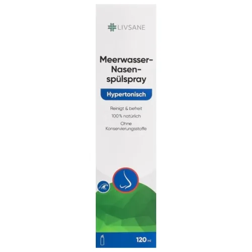 Livsane, LIVSANE Meerwasser-Nasenspülspray hypertonisch (120ml)