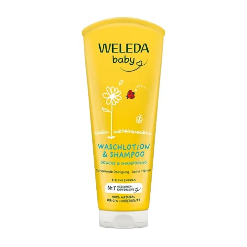 Weleda, Weleda Calendula Waschlotion & Shampoo 200 ml