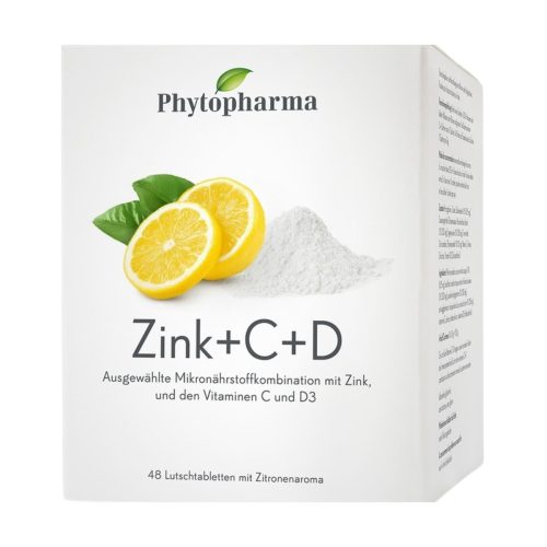 undefined, Phytopharma Zink + C + D Lutschtabletten 48 Stück