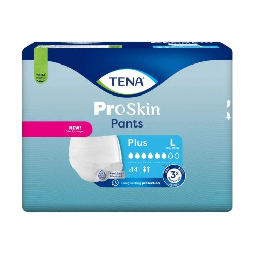 Tena, TENA ProSkin Pants Plus, Grösse L, Hüftumfang 100-135cm (14 Stk)