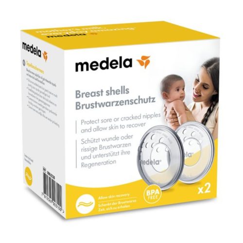medela, medela - Brustwarzenschutz Schwangerschafts- und Still-Zubehör - Transparent - Silikon - 2 Stück