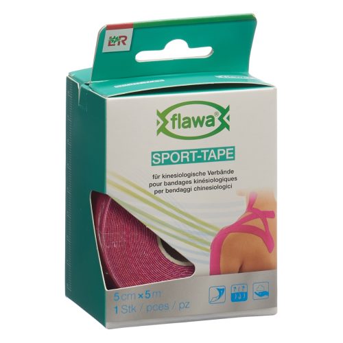 flawa, flawa SPORT-TAPE 5cmx5m pink (1 Stk)