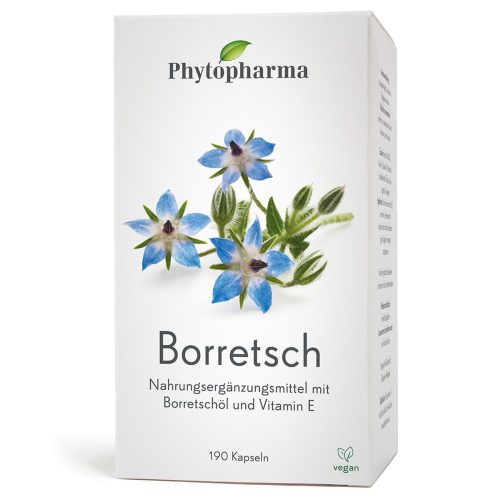 Phytopharma, Phytopharma Borretsch 500mg Kapseln (190 Stk)