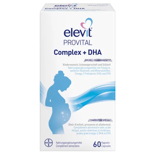 Elevit, elevit Provital Complex + DHA Kapseln (60 Stk)