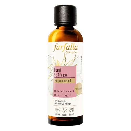 farfalla, Farfalla Hanf regenerierend Bio-Pflegeöl (75ml)
