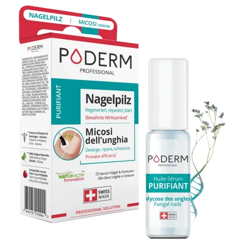 PODERM, Poderm Huile Sérum Ongles Purifiante (8ml)