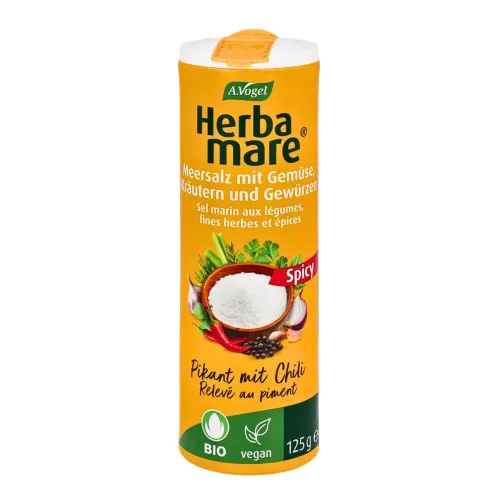 A. Vogel, A. Vogel Herbamare Spicy Meersalz mit Chili Tischstreuer (125g)