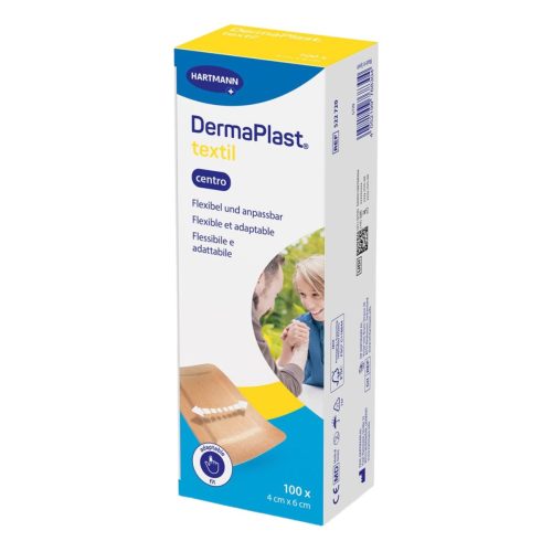 DERMAPLAST, DermaPlast textil Wundpflaster, Centro, 4x6cm (100 Stk)