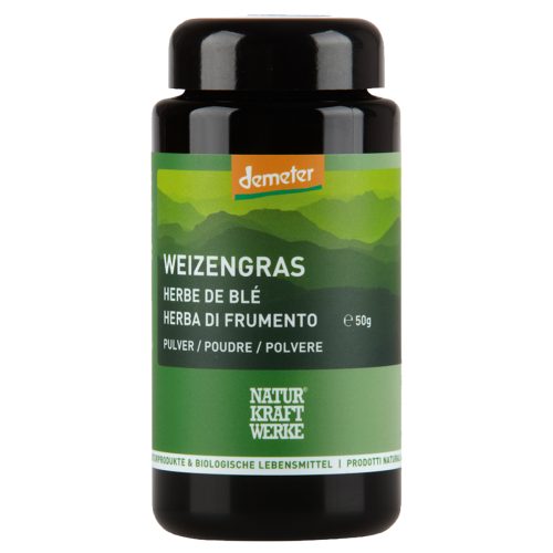 Naturkraftwerke, NATURKRAFTWERKE Weizengras Pulver Demeter (50g)