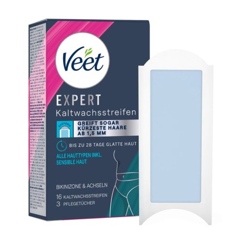 Veet, Veet - Expert Kaltwachsstreifen Bikini & Achsel, 16STK