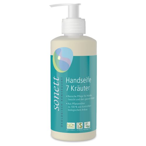 Sonett, SONETT Handseife 7 Kräuter Pumpspender (300ml)