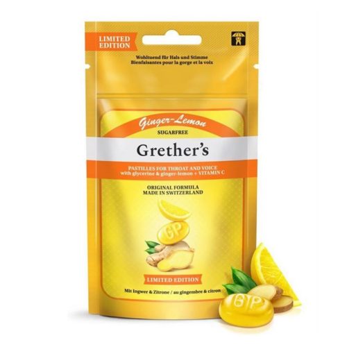 Grether's, Grether's Ginger Lemon Zuckerfrei 110g