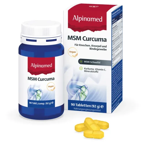 ALPINAMED, Alpinamed MSM Curcuma Tabletten (90 Stk)