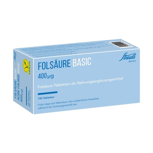 Streuli, Folsäure Streuli 400mcg Tabletten (100 Stk)