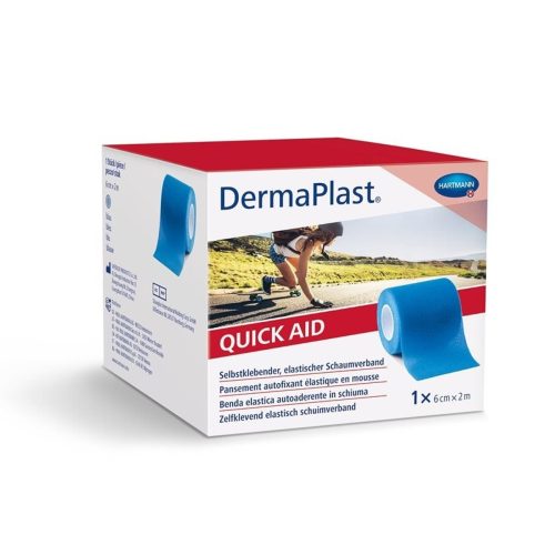 DERMAPLAST, DermaPlast QuickAid 6cmx2m blau (1 Stk)