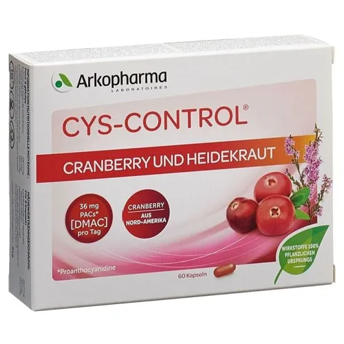 Arkopharma, CYS-CONTROL Kapseln Cranberry und Heidekraut (60 Stk)