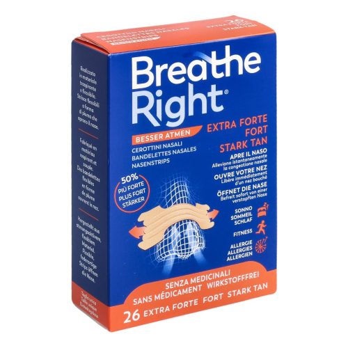 undefined, Breathe Right Nasenpflaster Extra Strength Tan 26 Stück